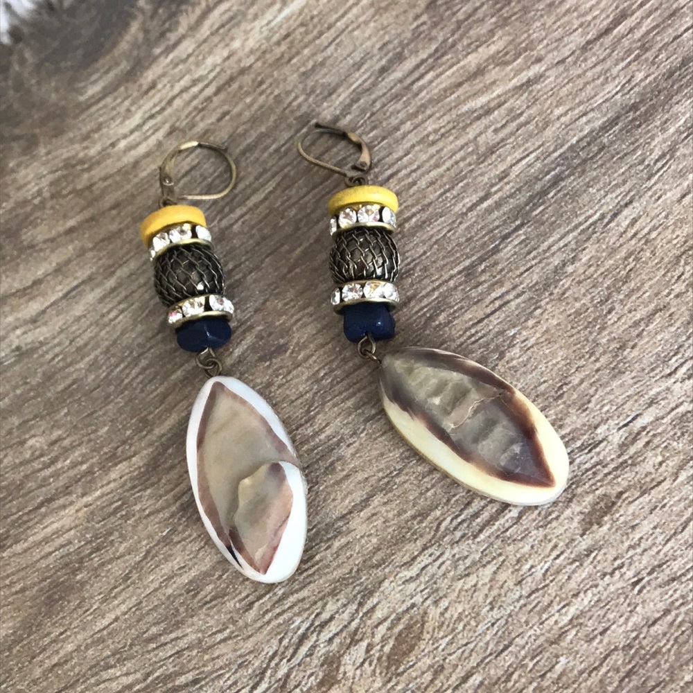 Vintage Harajuku lovers earrings boho summer